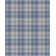 Kehr Plaid Farmhouse Geometric Blue Flat-Weave Area Rug