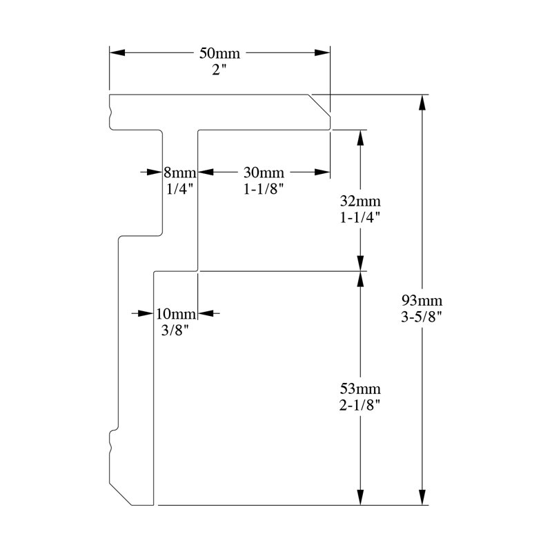 Primed White Polystyrene Crown Moulding Set of 12