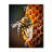 Bee Flying I - Animals Bee Wall Clock Oversized-99634853
