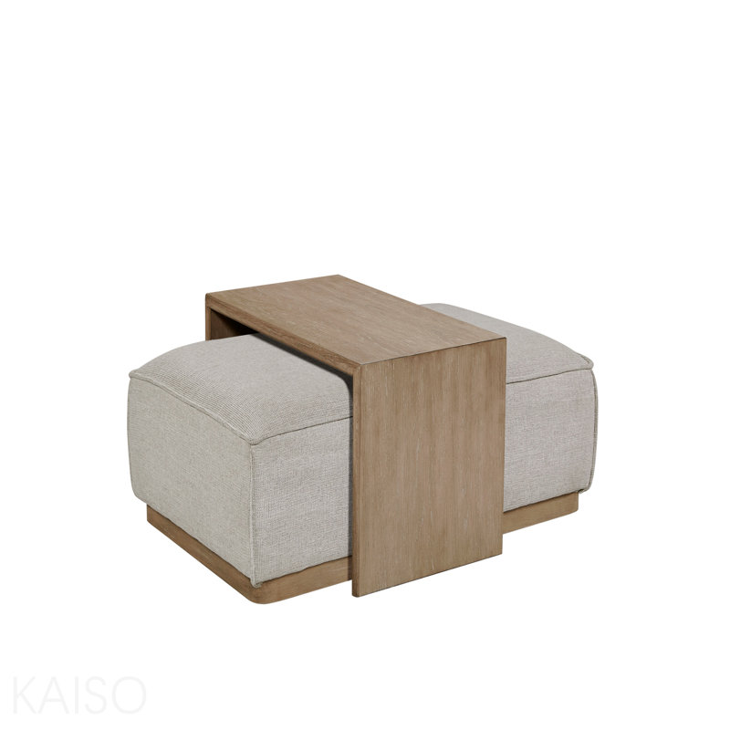 Repose-pieds et table-plateau, Gris clair