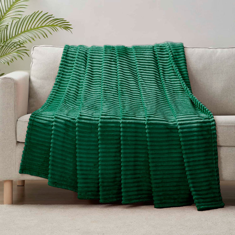 Jeté moelleux et moelleux Nestl, Jeté, Vert forêt