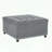 Square Storage Ottoman with Tufted Design and Nailhead Trim-1530375661