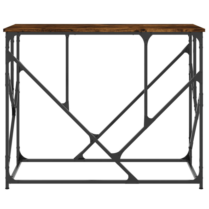 100cm Console Table, Smoked Oak
