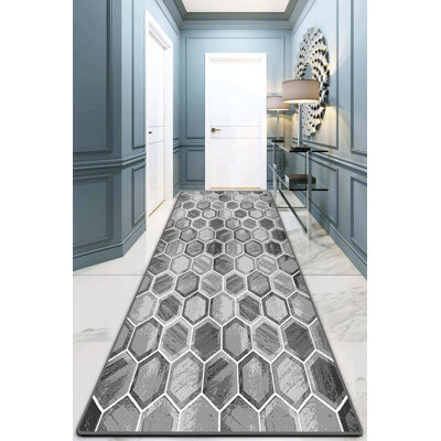 Machine Washable Carpet (5.2 x 4.6 ft), 100% Polyester, 0.4 in Pile Height | Antibacterial, Non-Slip Underside, Dot Base | Perfect for Living Room, Bedroom, or Playroom, Easy Care & Durable Design