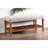 Charla Light Gray Fabric & Oak Finish Bench-1150723236