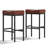 Upholstered Saddle Bar Stools Counter Height Stools Barstools Bar Chairs with Curved Seat & Footrest-1416667905-1416667907