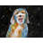 Abstract Labradoodle Print On Canvas