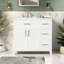 Meuble-lavabo simple 36 po avec comptoir en céramique, meuble-lavabo avec 3 tiroirs et 2 portes-2056559111