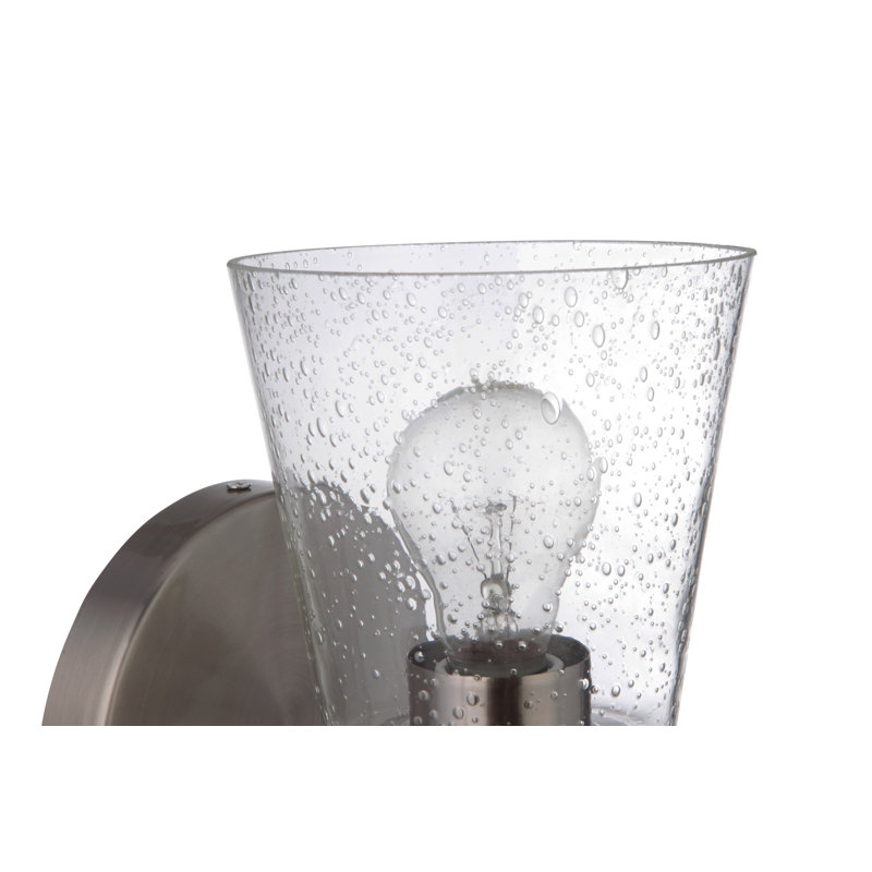 Woodard Armed Sconce, Brushed Polished Nickel