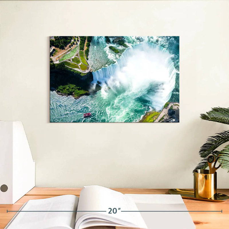Alvord Niagara Falls From Above, 8" H x 12" W