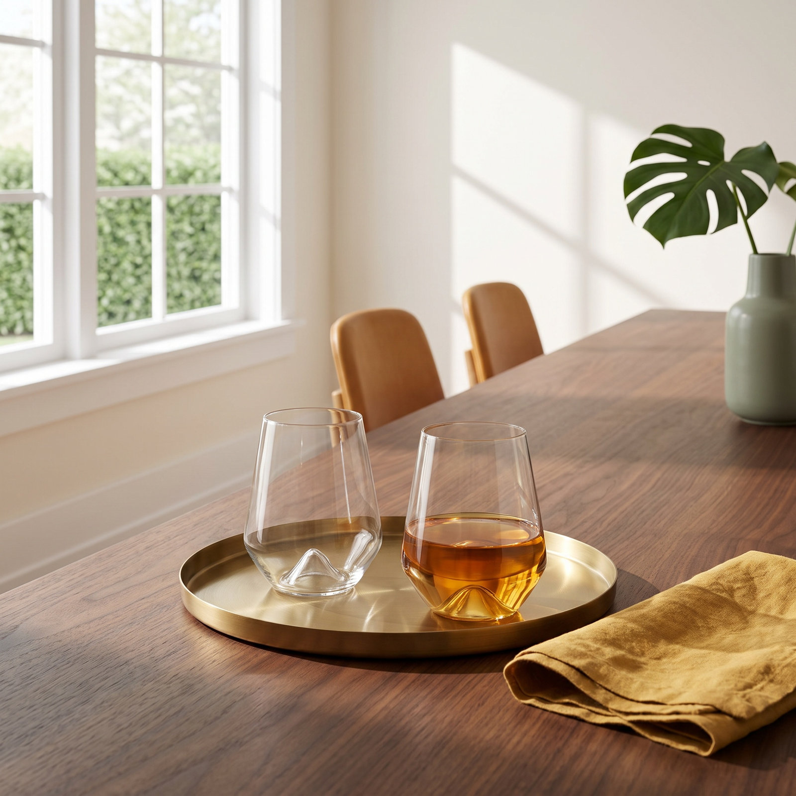 Monti Crystal Stemless Wine Glass