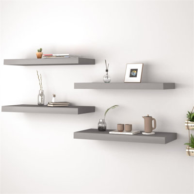 Jaiyah 4 Piece Floating Shelf