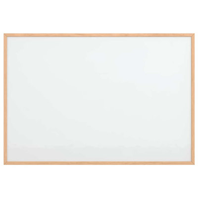Vidaxl Magnetic Whiteboard With Solid Pine Wood Frame