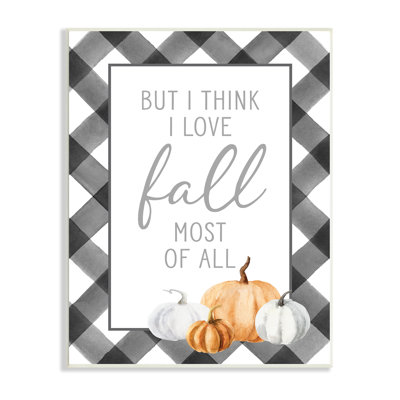 «Love Fall» Festive Expression Autumn