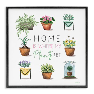 Home Where Plants Are Framed Giclee Art by Elizabeth Tyndal