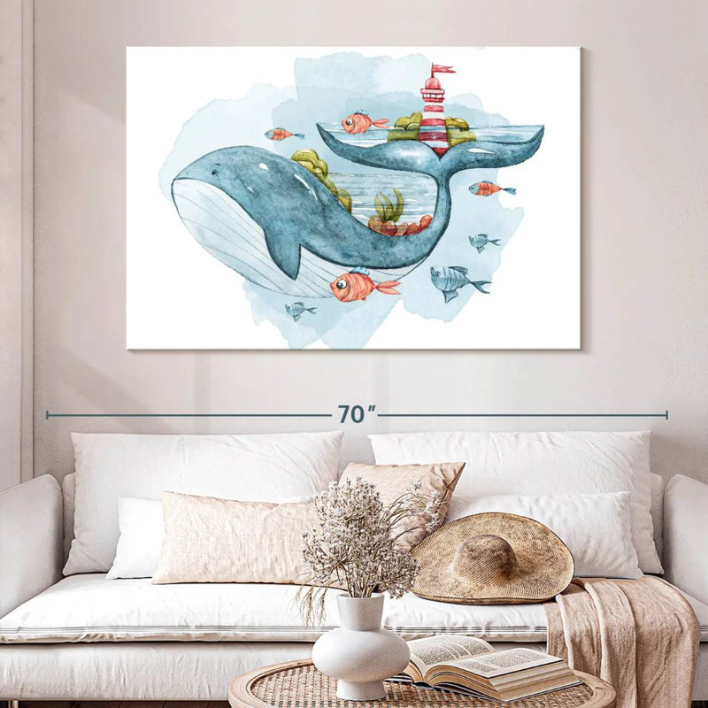 Ashelle Nautical Nursery, 34" H x 51" W