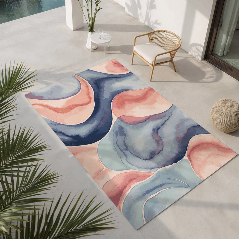 Tapis intérieur et extérieur Ocean Veil, Rectangle 8' x 10'