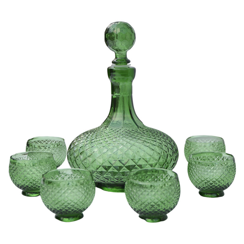 Glass 7 - Piece Beverage Serving Set