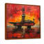 Red Orange Oil Rig Seafloor Rebellion I - salon d'art mural-1833733019-1833733011