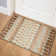 Tapis brun / beige Arlethia Ikat