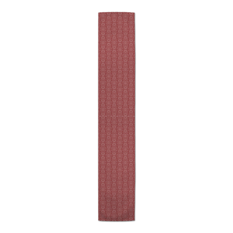 Chemin de table Forada, 90 po x 16 po, Rouge