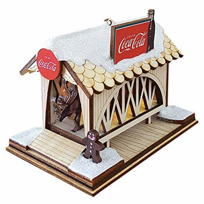5'' Wood Hanging Figurine Ornament