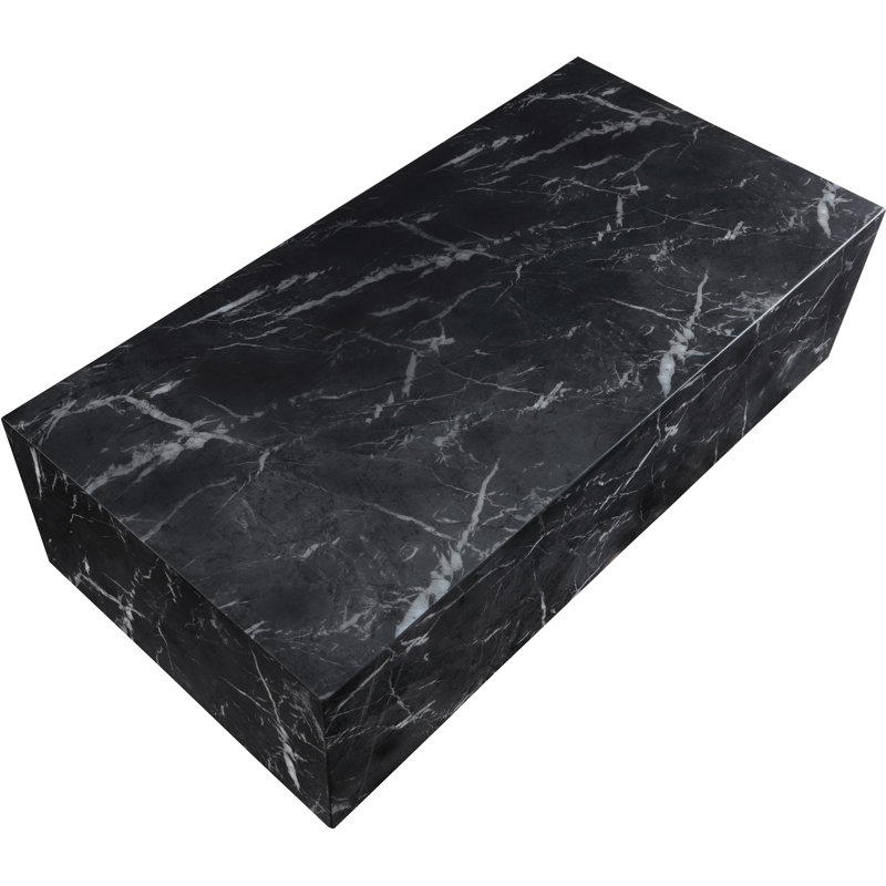 Piazza Rectangular Coffee Table, Black