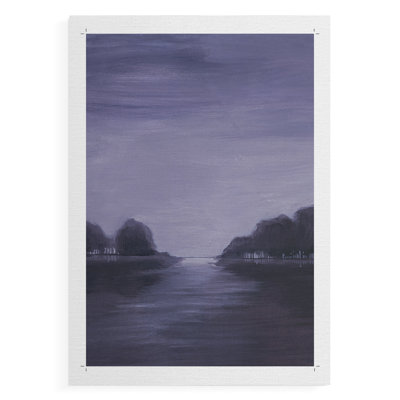 Amethyst Moonlight II -Canvas Print Only - NOT FRAMED