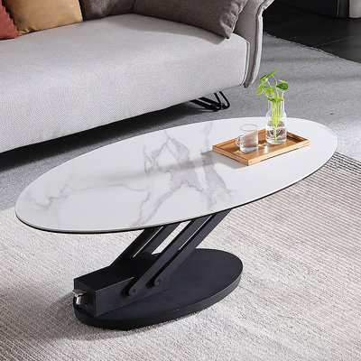 Modern Simple Lift Rock Slab Tea Table