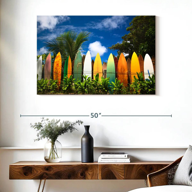 Senne Surfboard Row, 26" H x 39" W