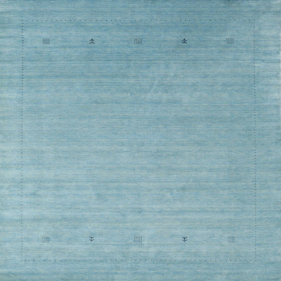 Tapis de zone bleu contemporain