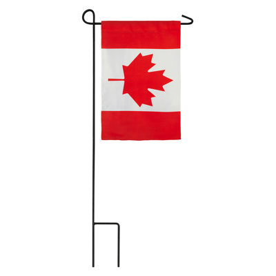 Double Sided 18 in. H x 12.5 in. W Polyester Garden flag