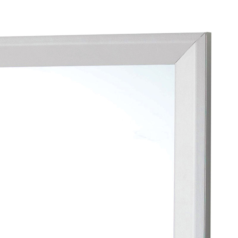 Miroir ou chambre à coucher, vestiaire, champagne argenté, Carrée, Beige, 36 po x 36 po