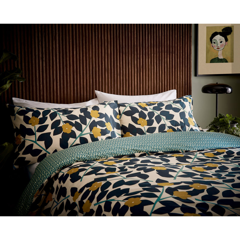 Linnea Duvet Cover Set, Kingsize Duvet Cover + 2 Pillowcases