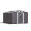 Ajnag 8ft. W x 8ft. D Metal Tool Shed-1410537614