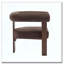 Fauteuil d'appoint rembourré en velours-1589565396