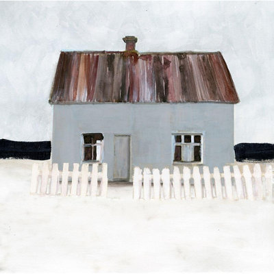 Art sur toile tendue avec Art Gallery Stellar Design Studio: Beach Hut IV