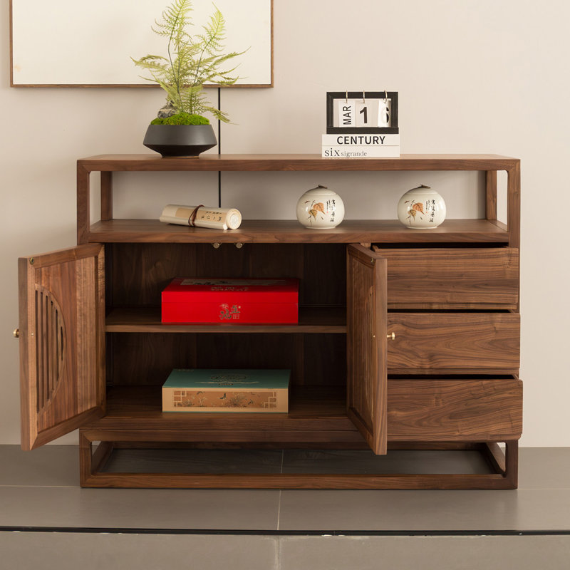 Retro simple and light luxury sideboard