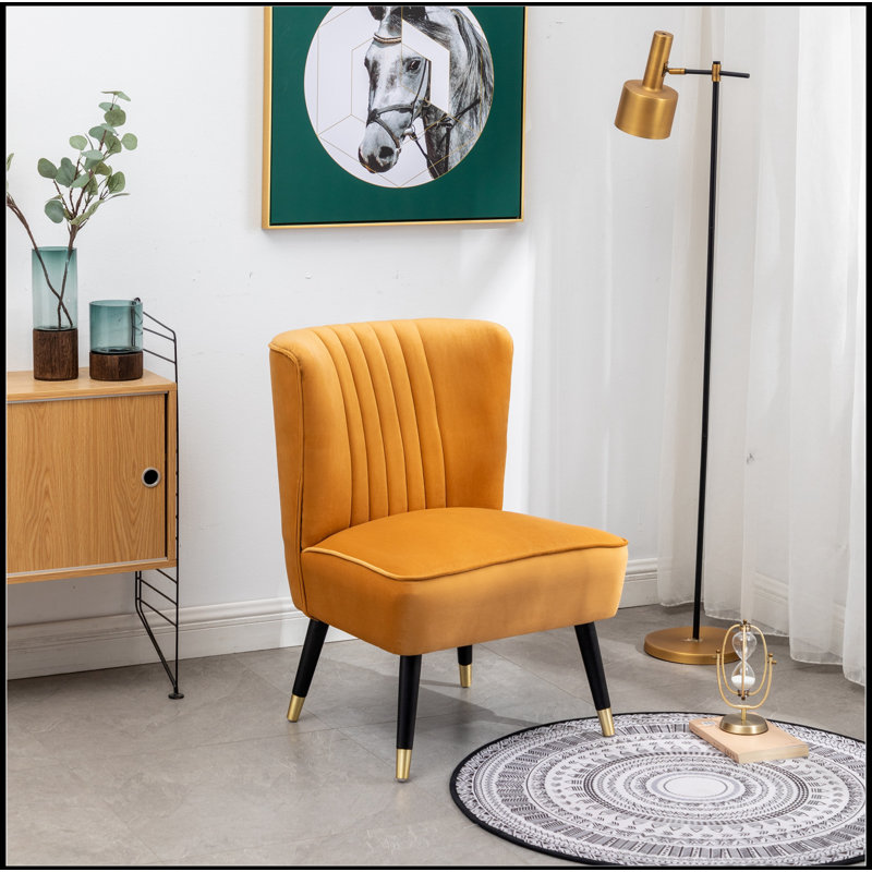 Fauteuil d'appoint Elon, Doré