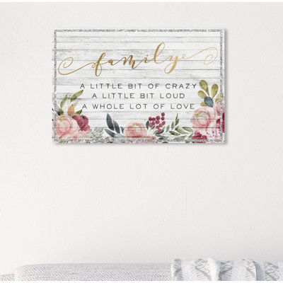 «Family Floral Love» - Art textuel