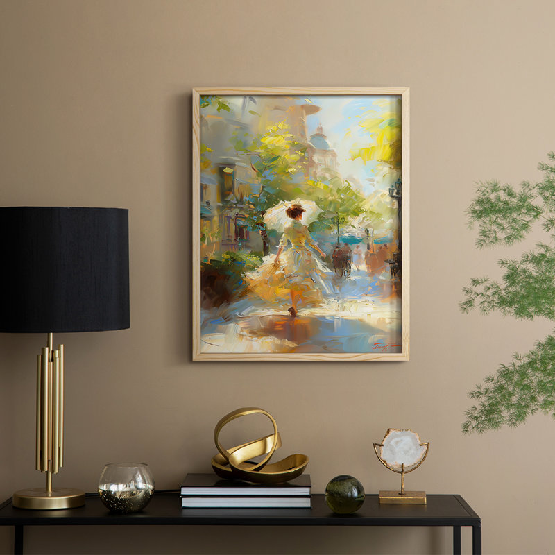 Série DCCCLxxxviii, reproduction encadrée - bois massif, Naturel, H 30 po x l 24 po