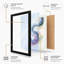 Flowing Ribbon Minimalist - Framed Print-590845192-590845194