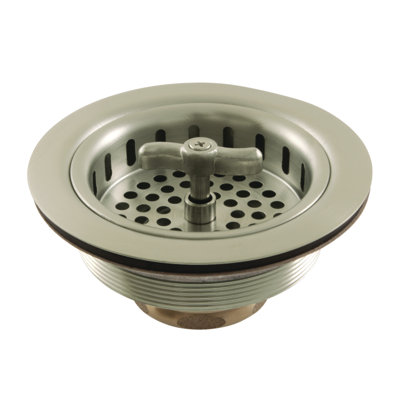 Kingston Brass Tacoma 3-1/2 Inch Kitchen Sink Basket Strainer Only