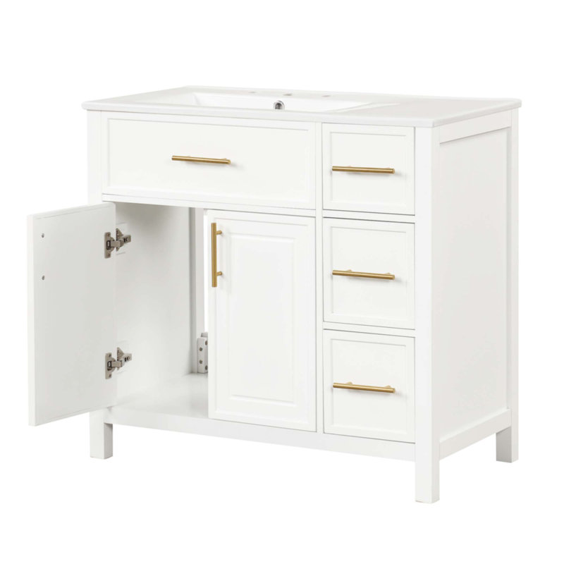 Meuble-lavabo 36 po avec comptoir d'évier