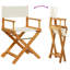 Montclus Folding Garden Chairs Dark Grey Fabric-2116491900