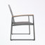 ensemble de 2 chaises de patio avec accoudoirs et pieds de traîneau-1210146556