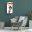 «Black Dachshund Hotdog Balloon» par Danny Gordon, impression sur toile tendue-1849968347