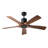 54" Aviator 5 - Blade Indoor / Outdoor Smart Ceiling Fan with Bluetooth Remote Control Included, Works With Alexa and iOS or Android App -48482683