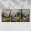 Lanscape Study Series CII - Ensemble de 3 toiles tendues avec châssis - Prêt à être accroché-1575551771
