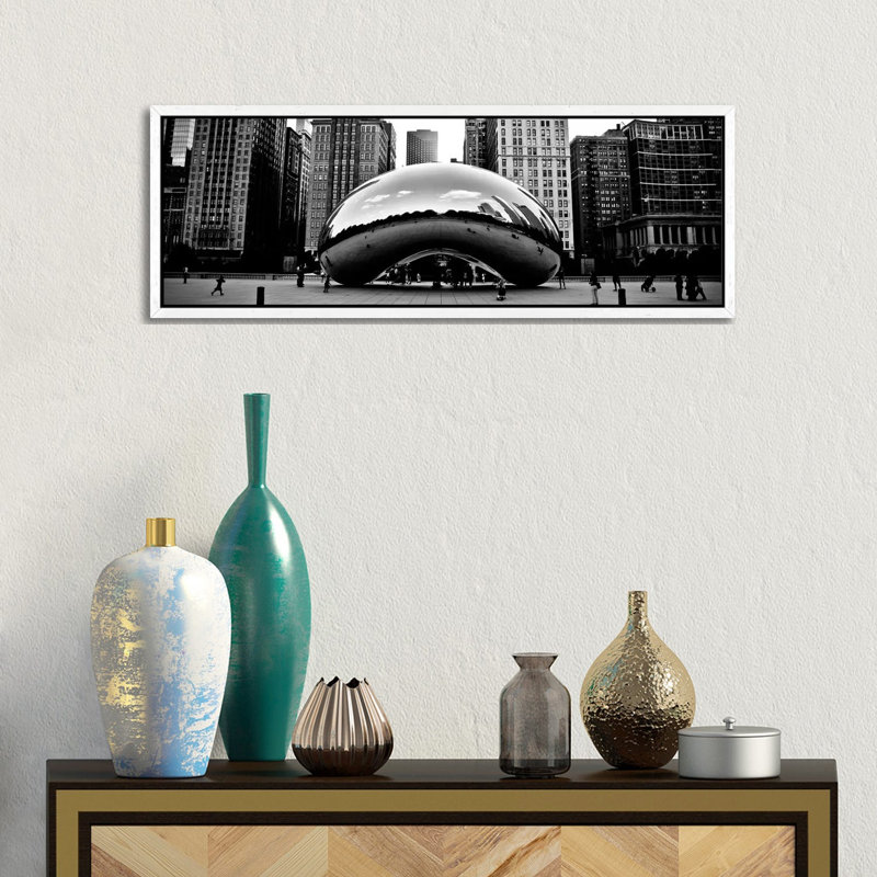 Unknown Artist by Unknown Artist - Floater Frame Panoramic Gallery-Wrapped Canvas Giclée on Canvas, White